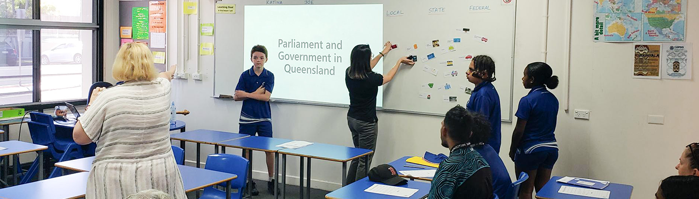 Students in classroom